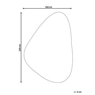 Beliani Tappeto en Viscosa Moderno TANDO  