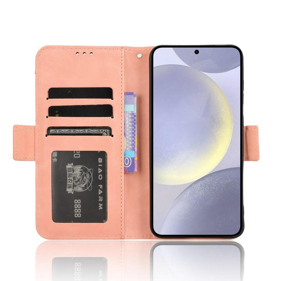 Cover-Discount  Galaxy S25 - Etui viele Kartenfächer 