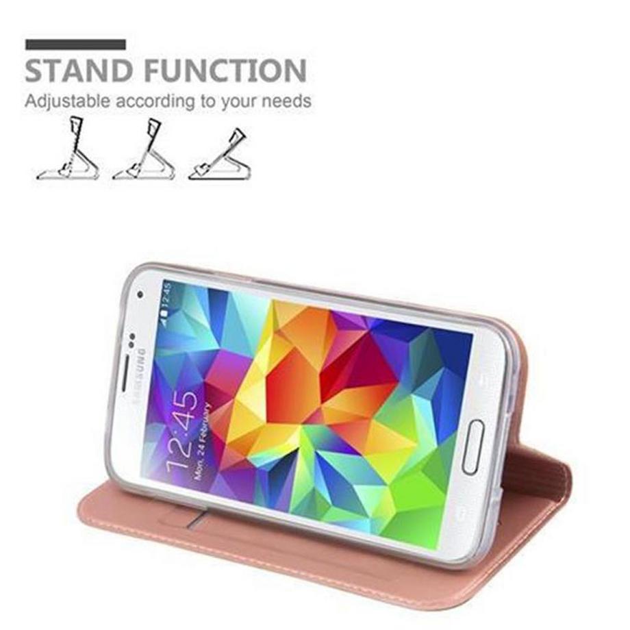Cadorabo  Hülle für Samsung Galaxy S5 / S5 NEO Magnetverschluss, Kartenfach 