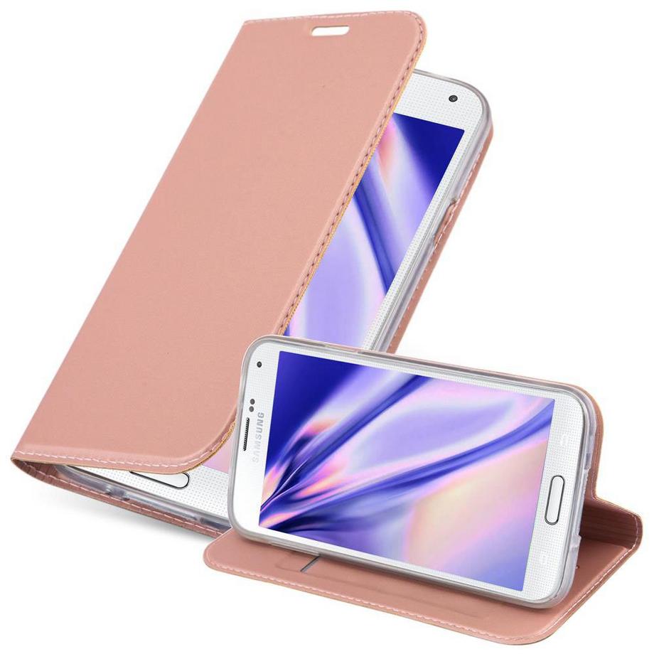 Cadorabo  Housse compatible avec Samsung Galaxy S5 / S5 NEO - Coque de protection avec fermeture magnétique, fonction de support et compartiment pour carte 