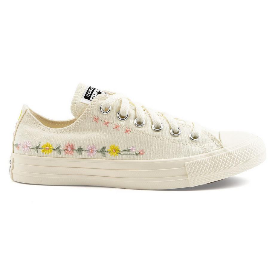 CONVERSE Chuck Taylor All Star Embroidered Flowers Low Top Sneakers  