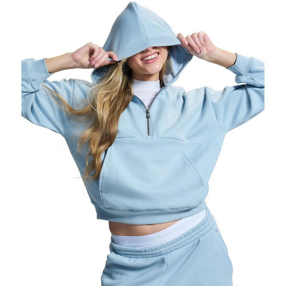 UNDER ARMOUR Felpa con Cappuccio Icon in Pile  