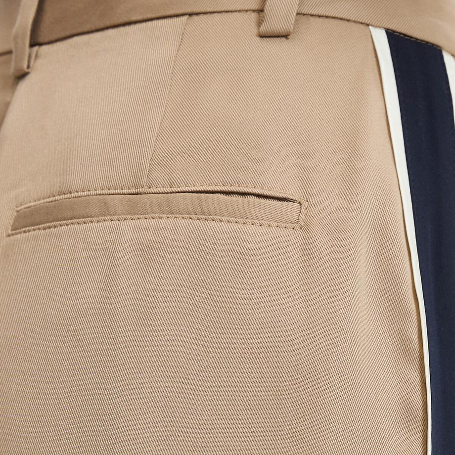 La Redoute Collections Weite Hose aus Lyocell mit Seitenstreifen  