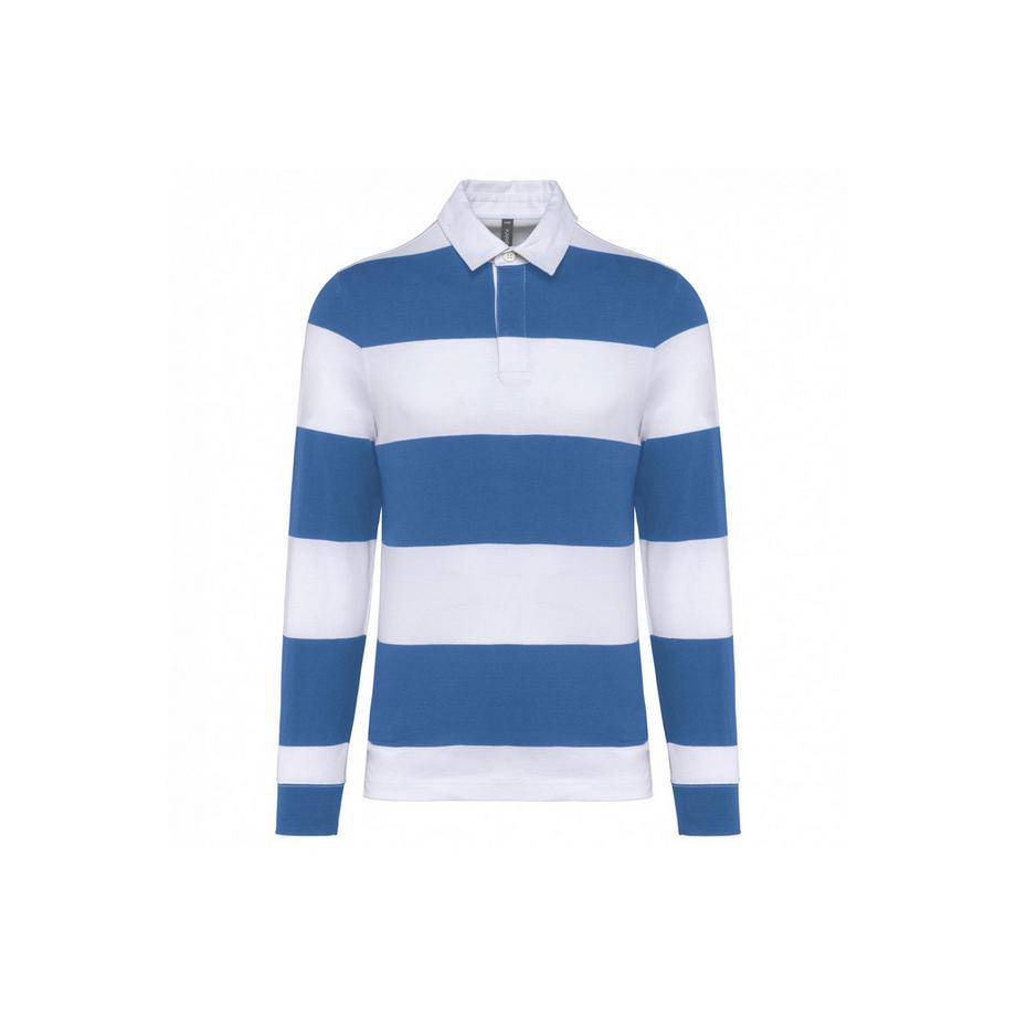 polo a righe, maniche lunghe