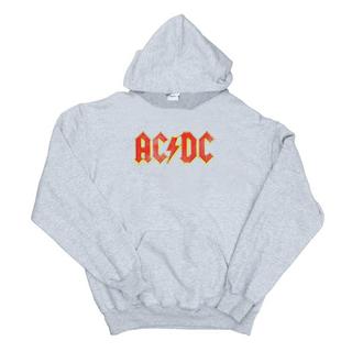 AC/DC  Sweat à capuche DISTRESSED RED LOGO 