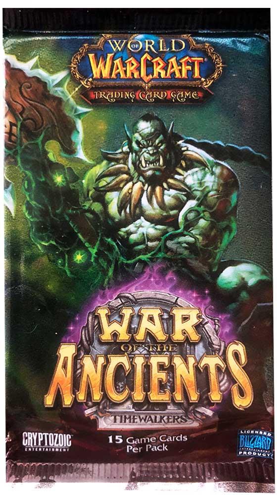 BLIZZARD ENTERTAINMENT  War of the Ancient World of Warcraft TCG Booster Pack 