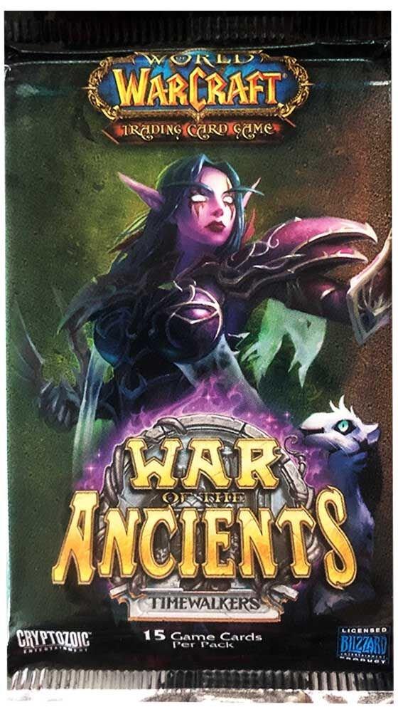 BLIZZARD ENTERTAINMENT  War of the Ancient World of Warcraft TCG Booster Pack 