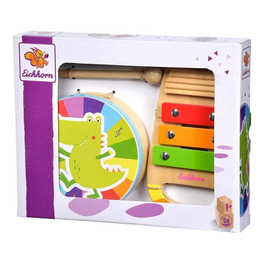 Eichhorn  Musik Set Trommel und Xylo 