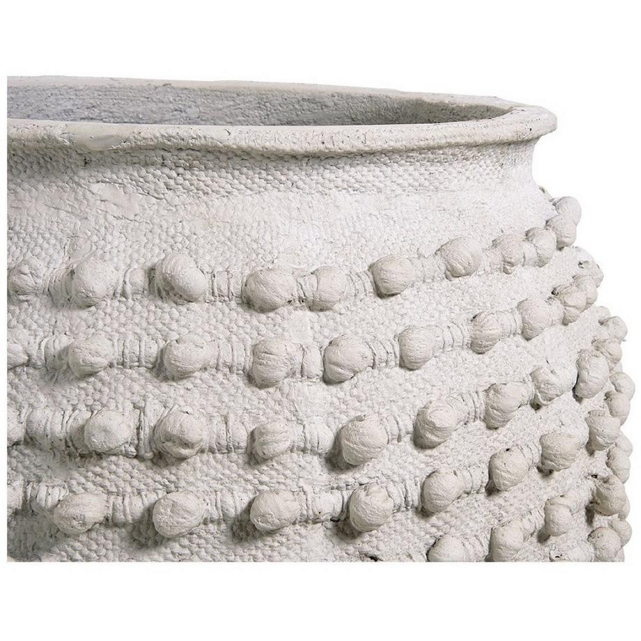 Blanc d'Ivoire Übertopf Cleia hellgrau 51.5  