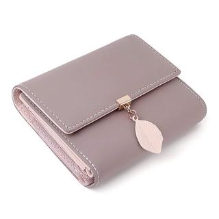 Only-bags.store Kleines glattes Kunstleder Portemonnaie mit mehreren Fächern  