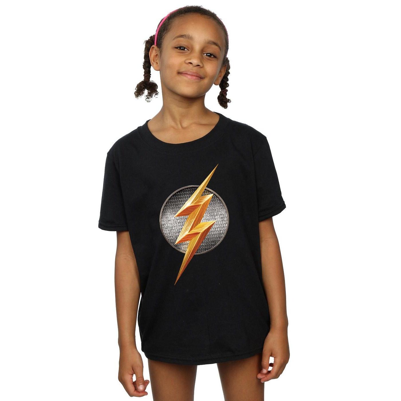 DC COMICS  Justice League Movie Flash Emblem TShirt 