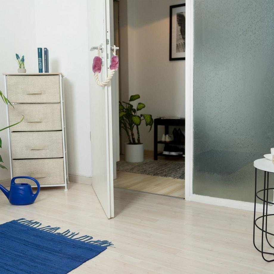 B2X Clip de protection pour cordon de porte, 2 pièces, rose  