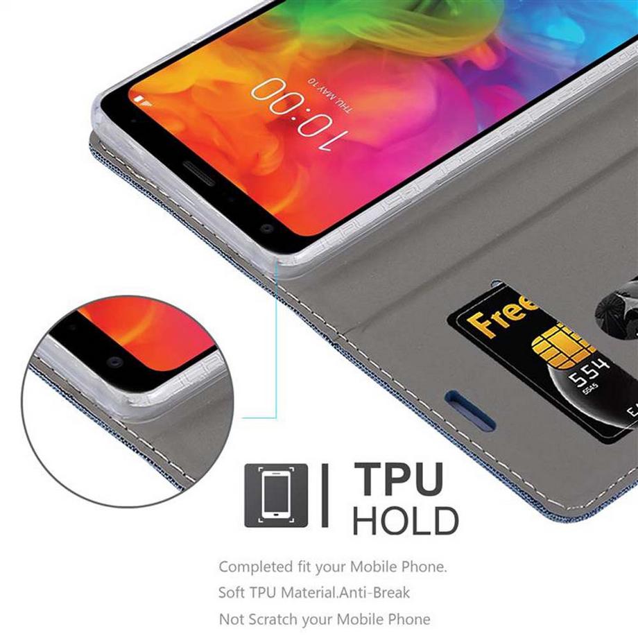 Cadorabo  Housse compatible avec LG Q7 / Q7a / Q7+ - Coque de protection avec fermeture magnétique, fonction de support et compartiment pour carte 