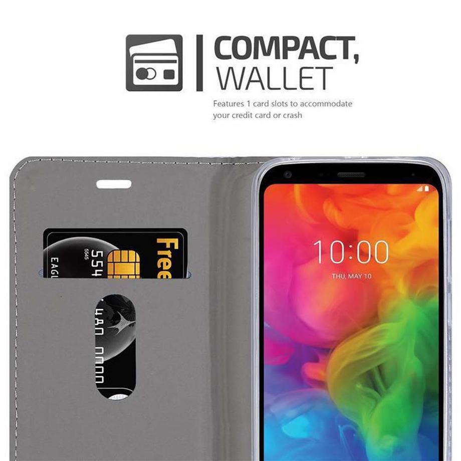 Cadorabo  Housse compatible avec LG Q7 / Q7a / Q7+ - Coque de protection avec fermeture magnétique, fonction de support et compartiment pour carte 