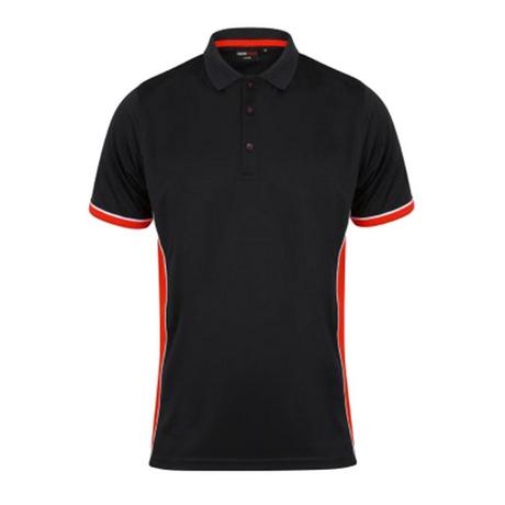 Finden & Hales TopCool Kurzarm Kontrast Polo Shirt  