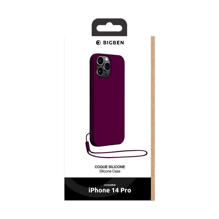 BigBen Connected  Silikonhülle Handschlaufe iPhone 14 Pro 