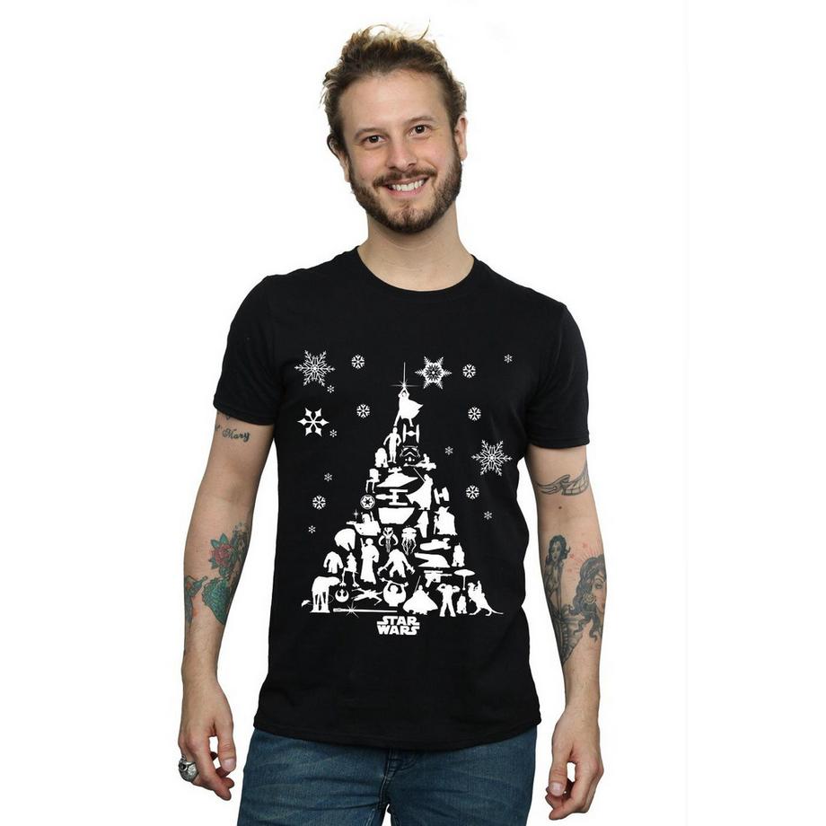 STAR WARS Star Wars Maglietta Stampata Albero di Natale  