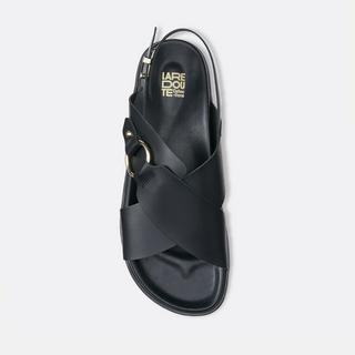 La Redoute Collections  Kreuzsandalen aus Glattleder 