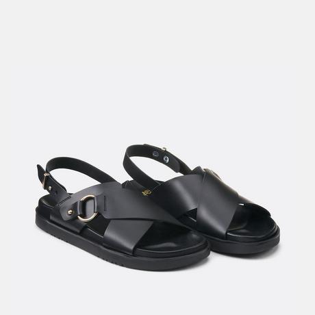 La Redoute Collections  Kreuzsandalen aus Glattleder 