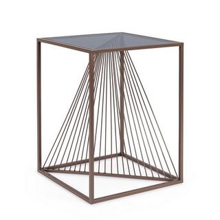 mutoni Table d&#039;appoint Espiral Coin 40x40  