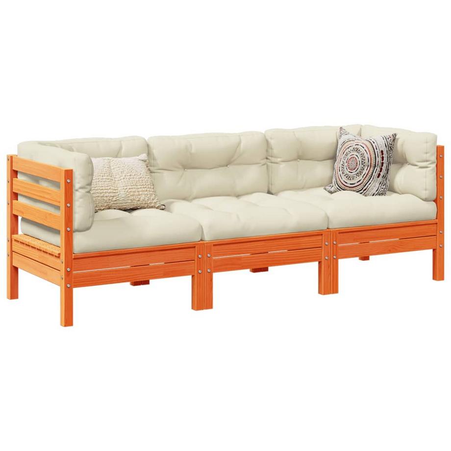VidaXL set divano da giardino Legno  