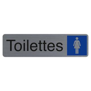 Exacompta Selbstklebendes Türschild toilette FR  