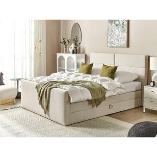 Beliani Letto boxspring en Poliestere Moderno ARISTOCRAT  