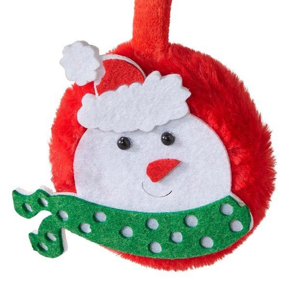 Tectake Paraorecchie con motivo di pupazzo di neve  