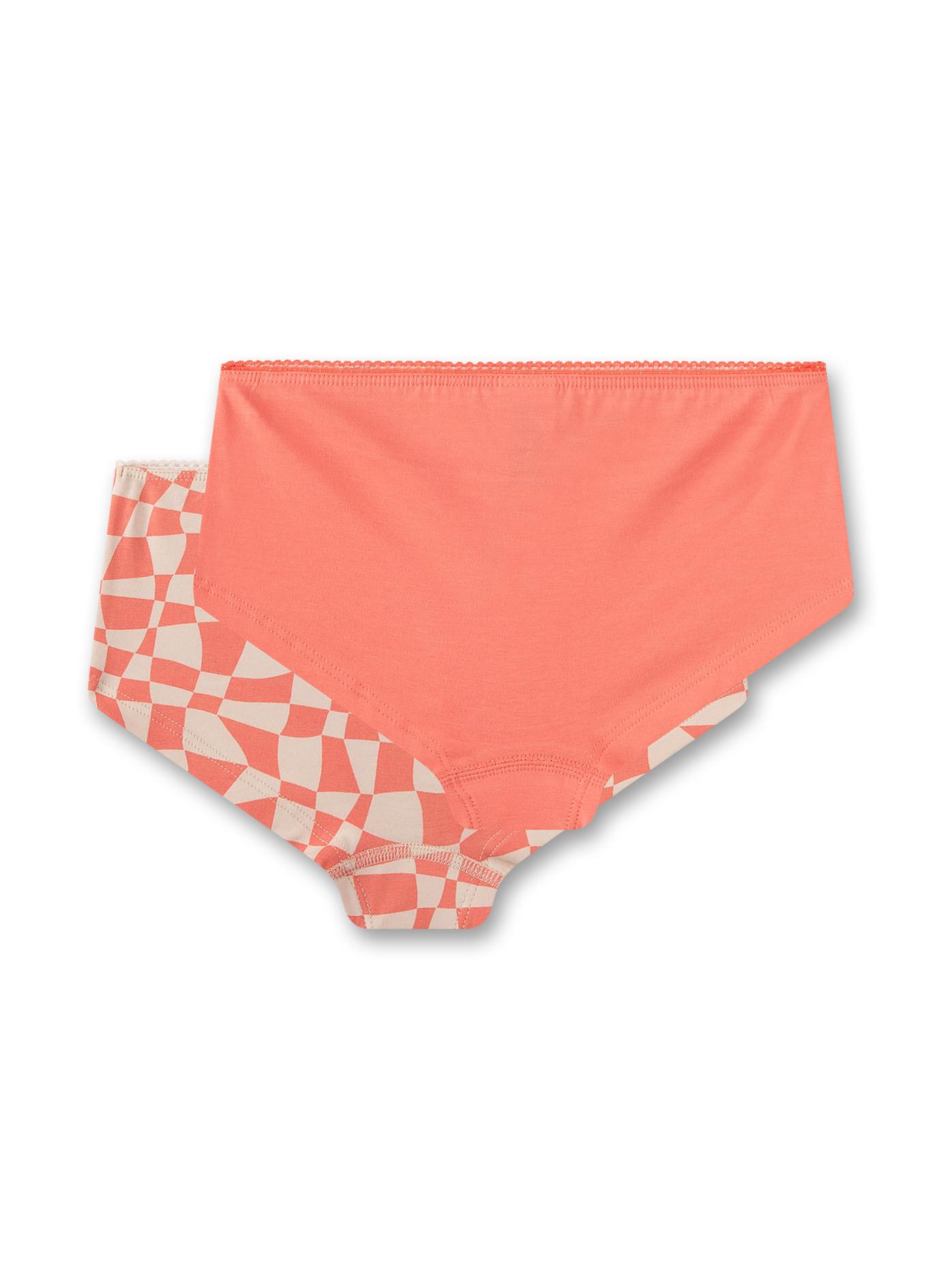 Sanetta  Mädchen-Cutbrief (Doppelpack) Apricot 