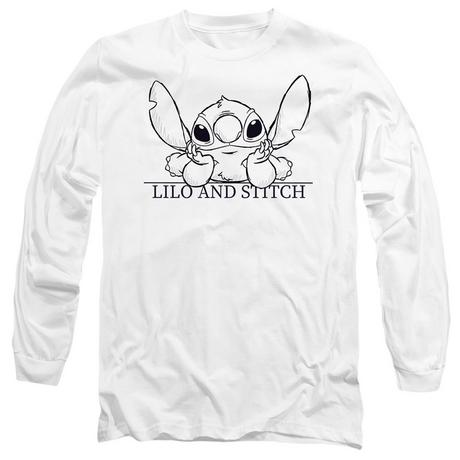 Lilo & Stitch Lilo and Stitch Sketch Langarm T-Shirt  