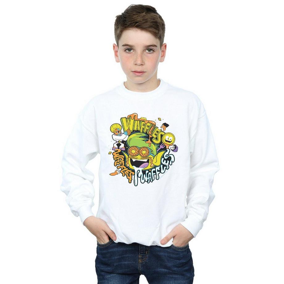 DC COMICS  Teen Titans Go Waffle Mania Sweatshirt 