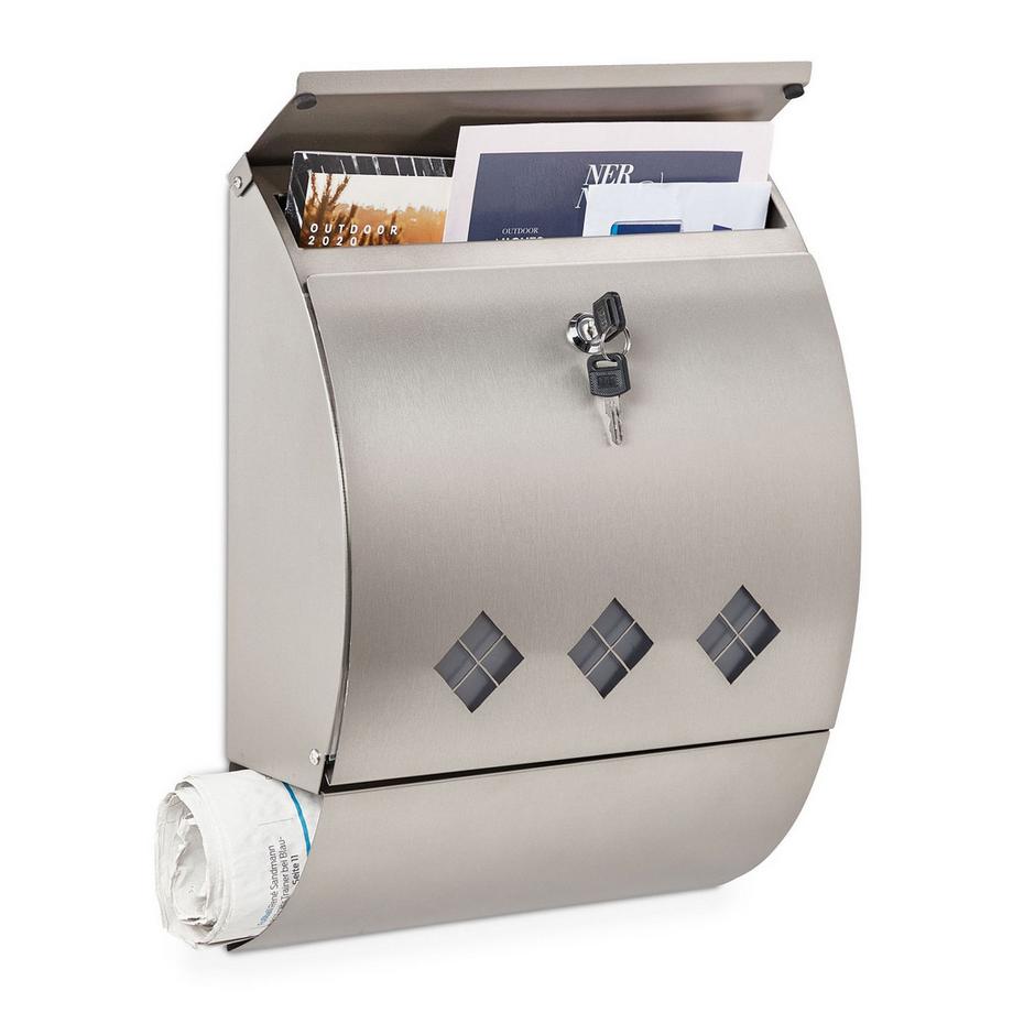 Northix  Briefkasten mit Zeitungsfach 