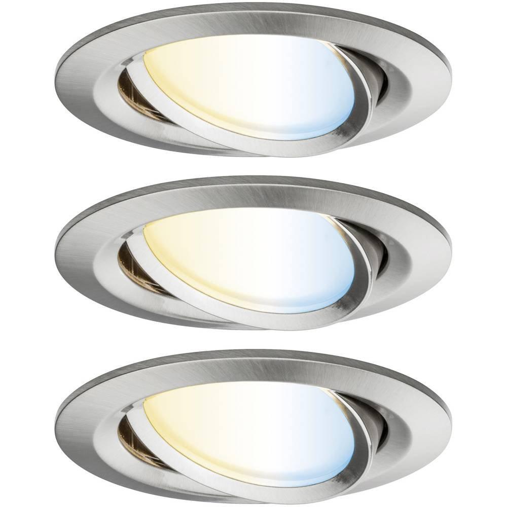 Paulmann NovaPlus Zigbee LED-Einbauleuchte 3er Set LED 18 W Weiß  