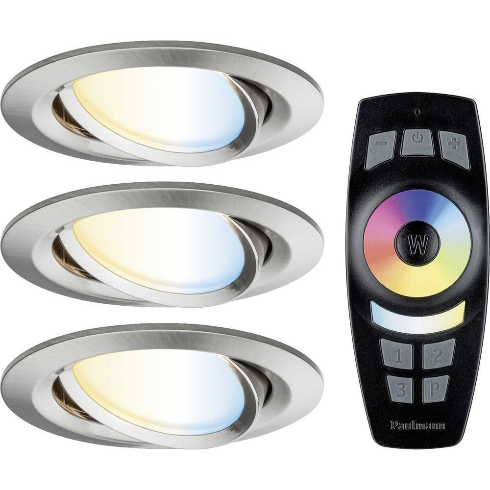 Paulmann NovaPlus Zigbee LED-Einbauleuchte 3er Set LED 18 W Weiß  