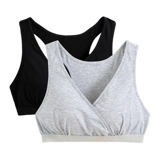 La Redoute Collections  Lot de 2 brassières d'allaitement en coton 