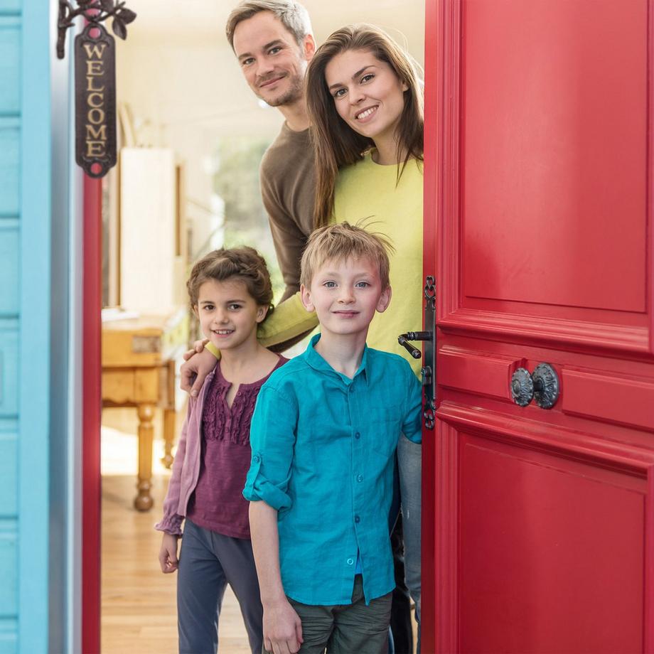 B2X  Willkommensschild mit Vögeln 