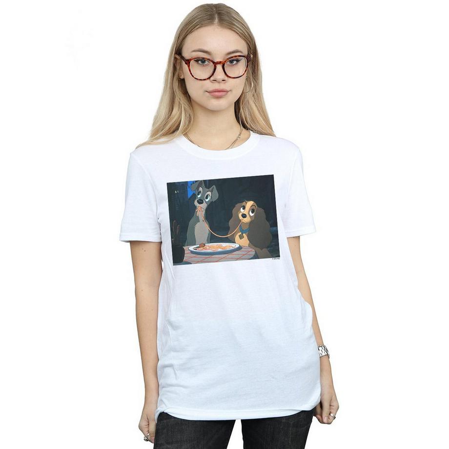 Disney Lady And The Tramp Spaghetti Slurp T-Shirt  