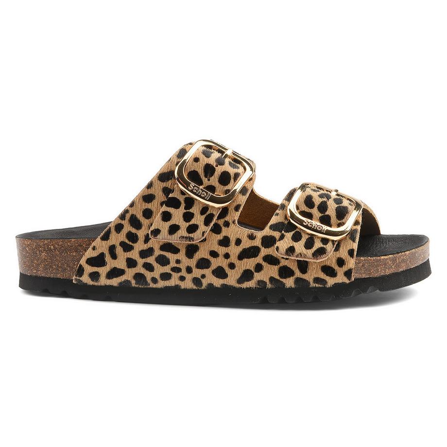 Scholl Noelle Sandali Stampa Leopardata  
