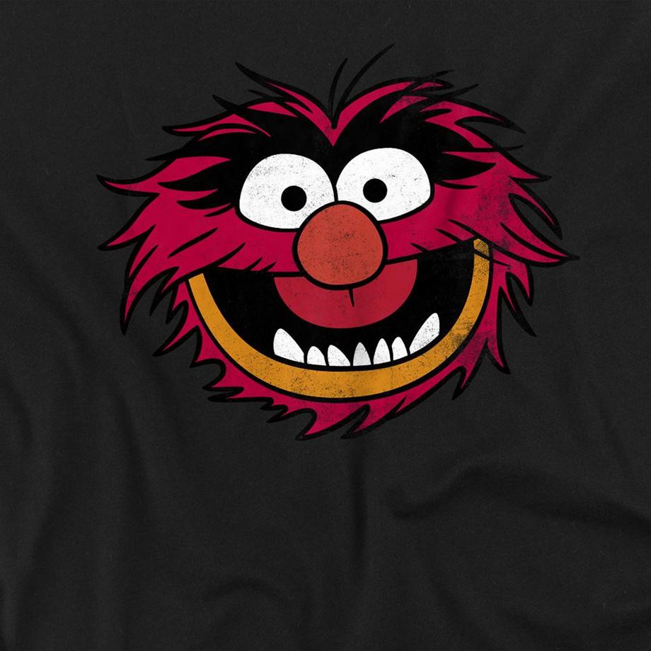 The Muppets Animal Face T-Shirt Maniche Lunghe  