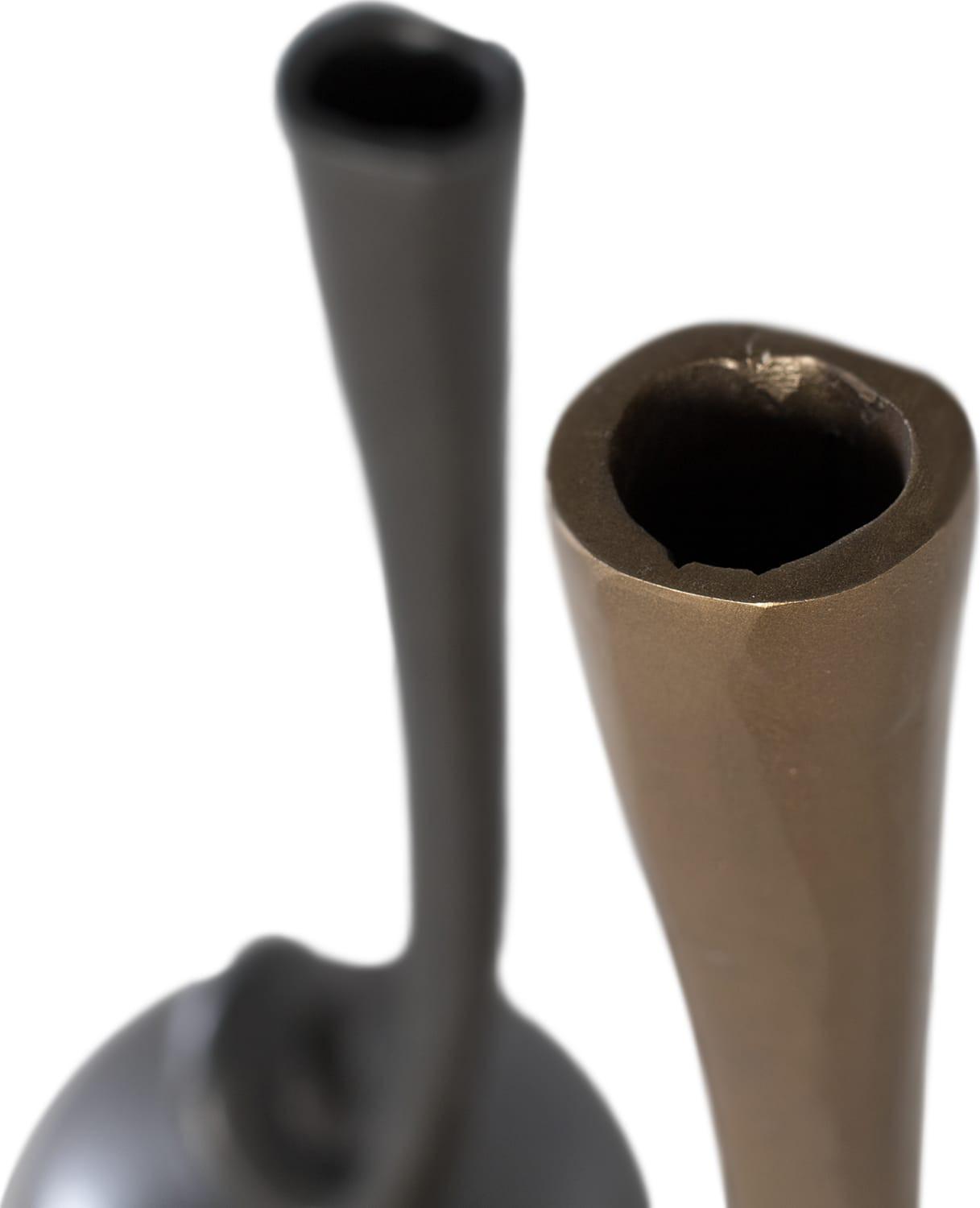 mutoni Vase doré noir 78 (lot de 2)  