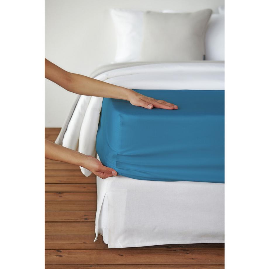 Living Home Uni Satin Drap-housse  
