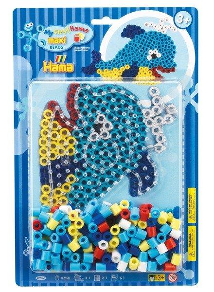 hama  Maxi Bügelperlen Wal (250Teile) 