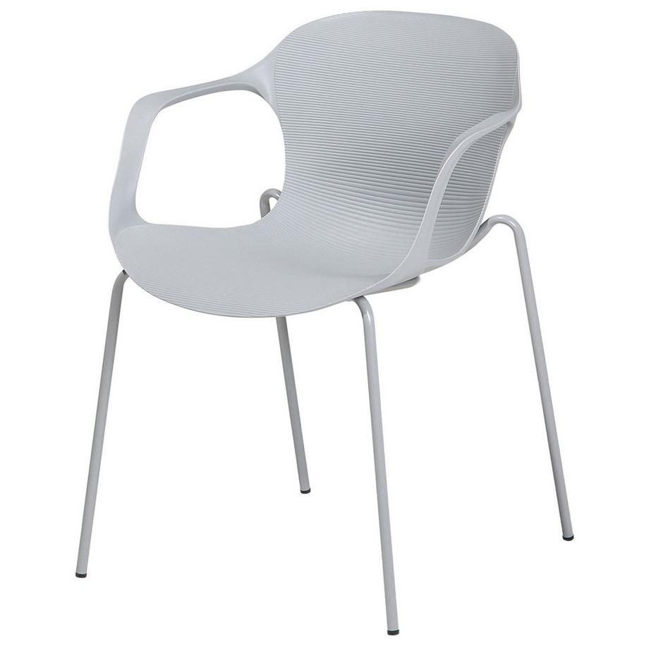 Beliani Set di 2 sedie da pranzo en Materiale sintetico  ELBERT  