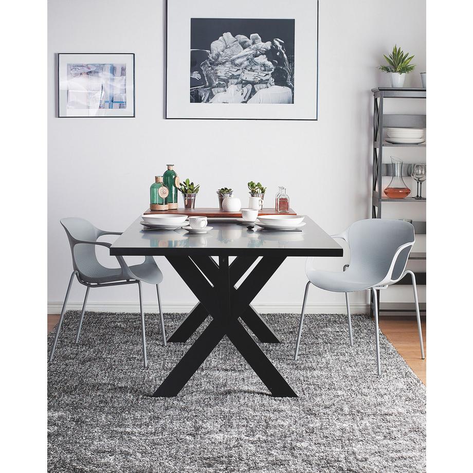 Beliani Set di 2 sedie da pranzo en Materiale sintetico  ELBERT  