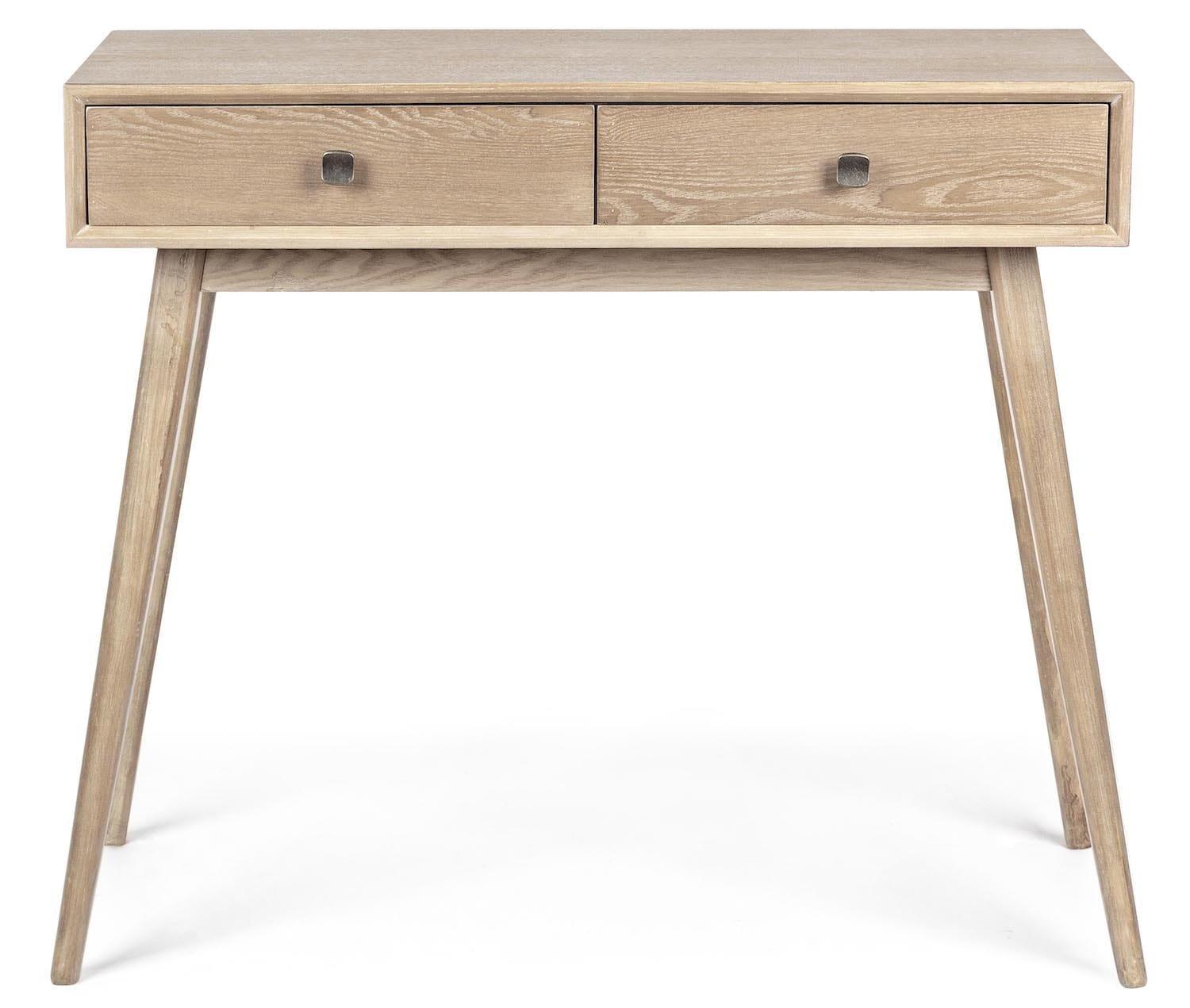 mutoni Table console Alannis avec 2 tiroirs  