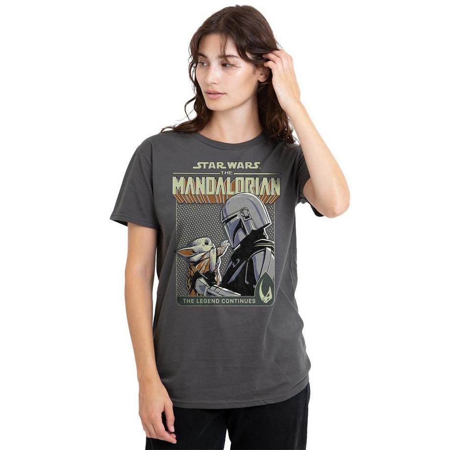 Star Wars: The Mandalorian  T-ShirtMotif Grogu Legend Continues 