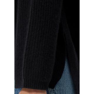 CASH-MERE.CH  Wolle Kaschmir Oversize Style Rollkragen Pullover 