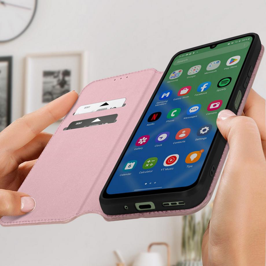 Avizar  Étui Porte-carte Xiaomi Redmi 13C Rose 