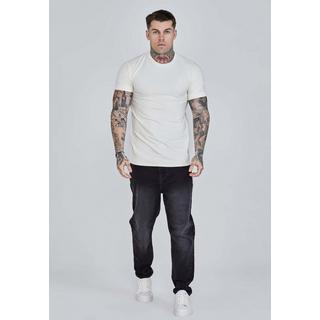 Sik Silk T-Shirt Roll Sleeve Vestibilità Muscle Fit  
