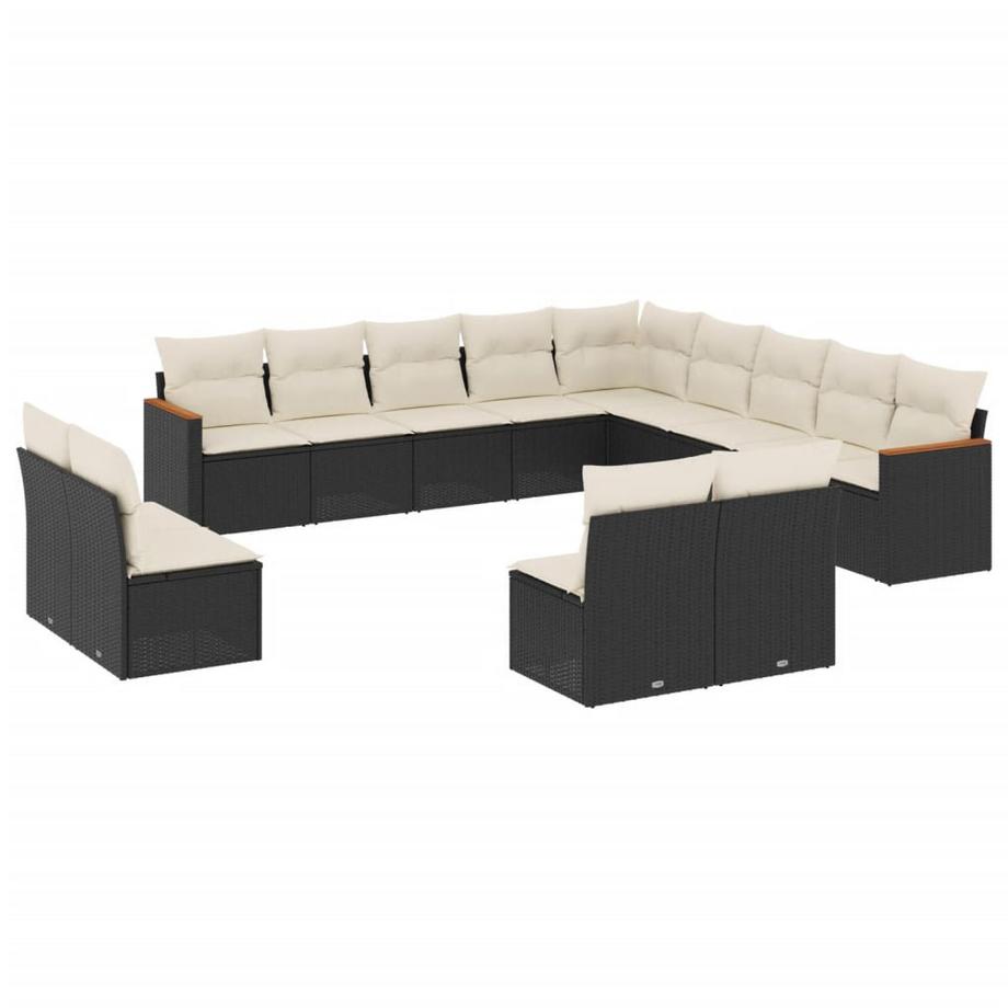 set divano da giardino Polirattan